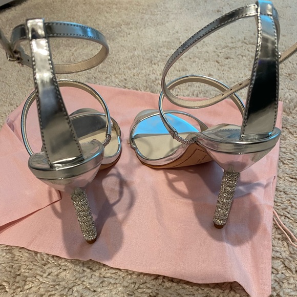 ‼️price is firm‼️Sophia Webster Rosalind crystal silver sandal - Picture 4 of 10